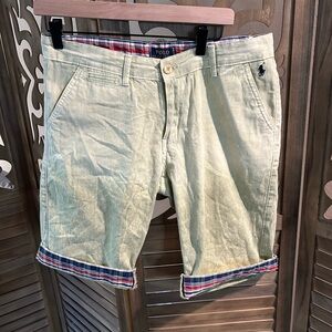 POLO Ralph Lauren Men’s Shorts Size 31 Plaid/ mineral wash.